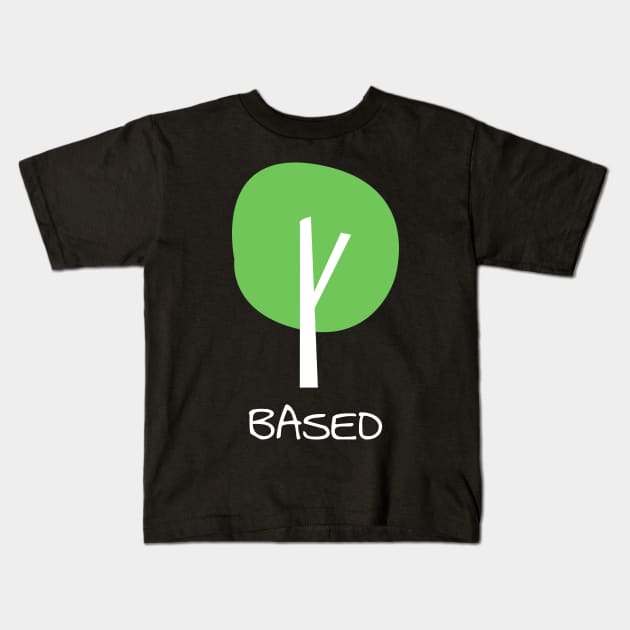 Plant Based Kids T-Shirt by FOGSJ